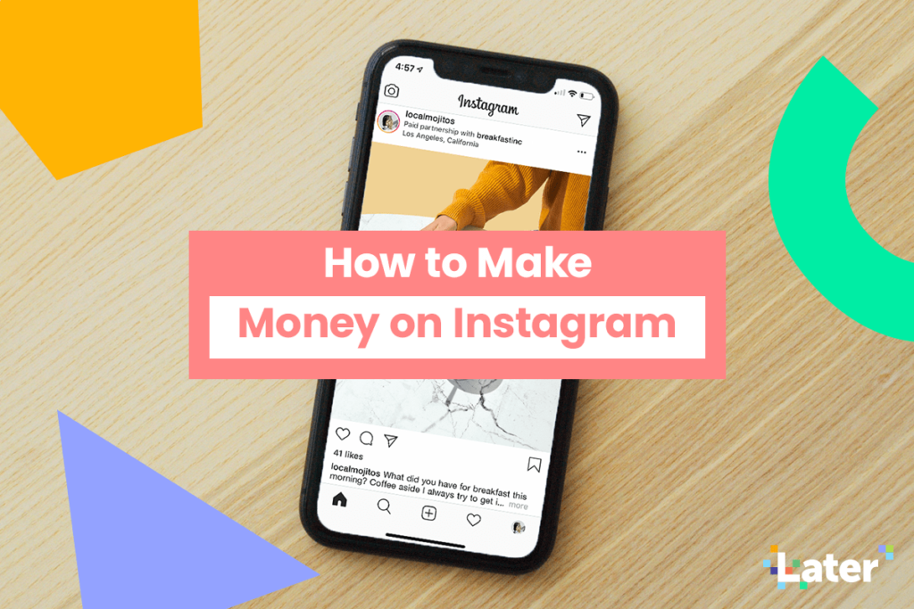 how to make money today now with instagram